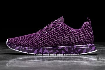 Purple Nobull Toomey Mesh Runner Men's Running Shoes | CA Q1037M